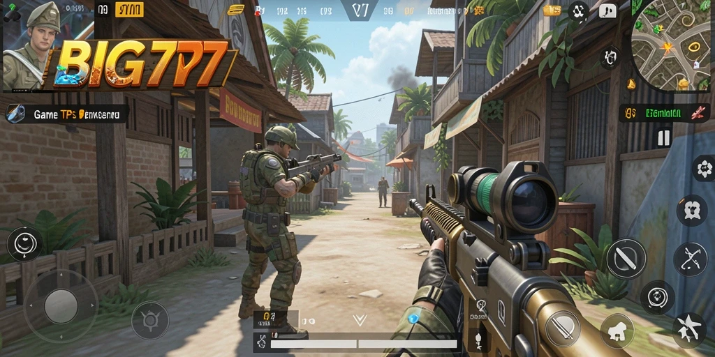 Tampilan gameplay seru dari BIG77 yang memikat.