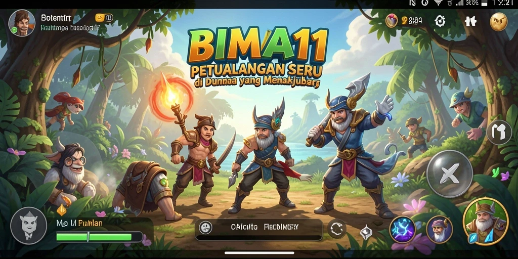 Screenshot gameplay BIMA11 menampilkan aksi seru dalam petualangan yang mendebarkan.