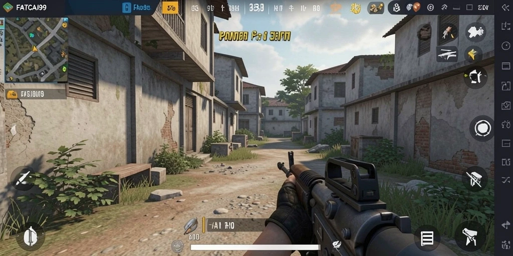 Tampilan gameplay yang mendebarkan dalam FATCAI99.