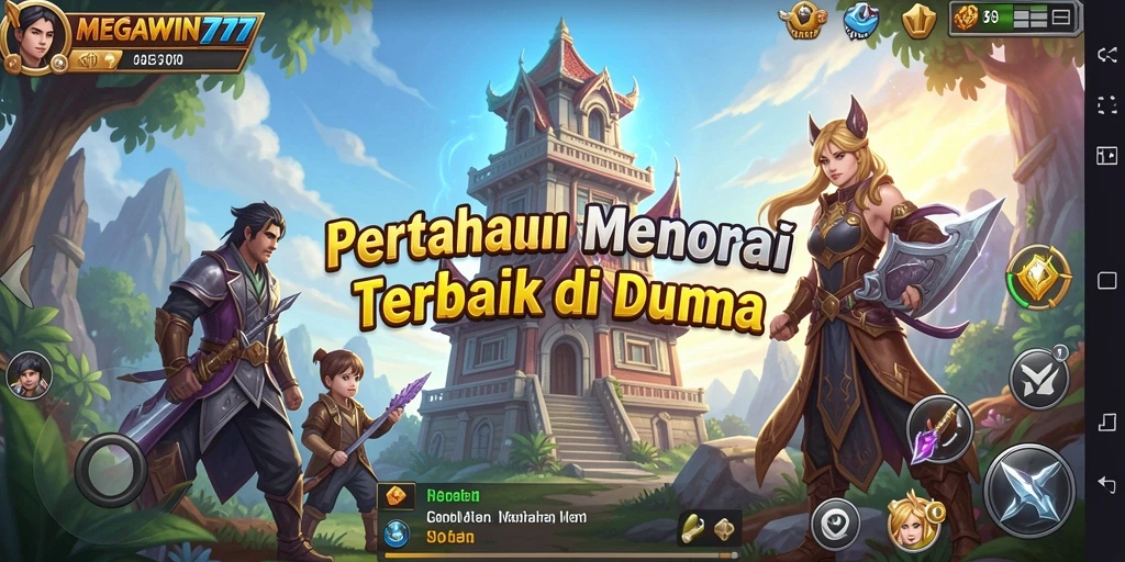 Gambaran visual permainan Tower Defense yang menarik dan penuh strategi.
