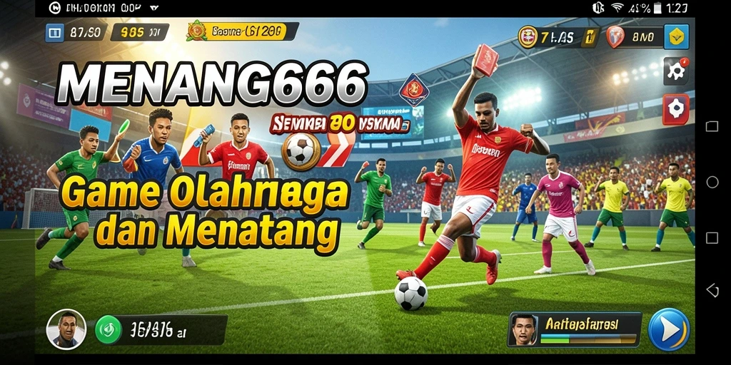 Tampilan gameplay <strong>MENANG666</strong> yang seru dan menantang dalam olahraga.