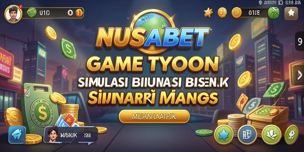 Tampilan gameplay <strong>NUSABET</strong> yang menarik dan penuh strategi Tycoon.
