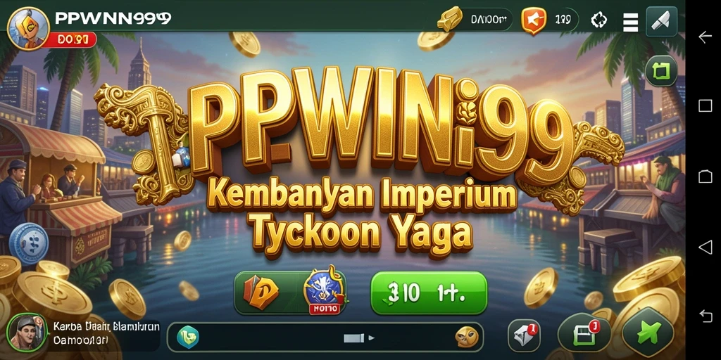 Tampilan permainan seru di PPWIN99 yang menunjukkan berbagai aspek bisnis Tycoon.