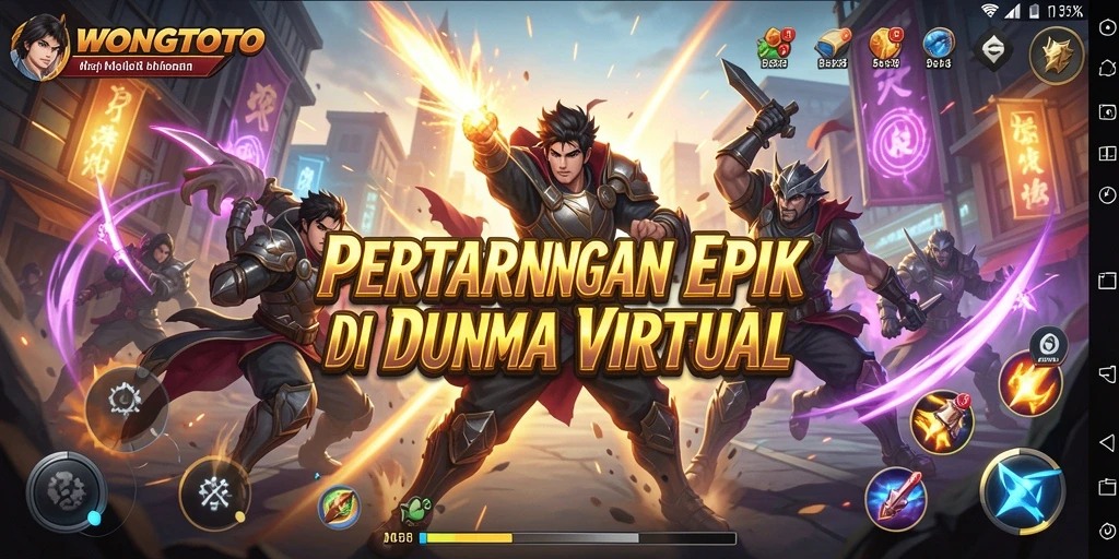 Tampilan aksi seru dalam gameplay WONGTOTO yang menegangkan.
